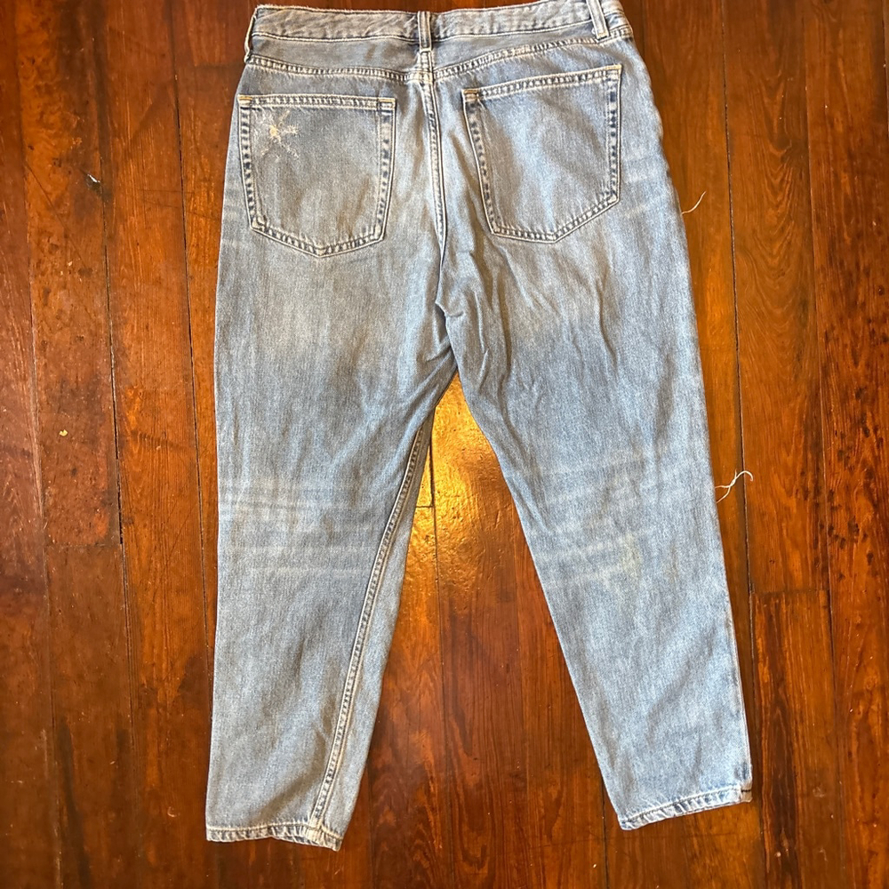 TopShop Moto Womern Distressed Jeans HAYDEN Size 28 - Picture 2 of 7